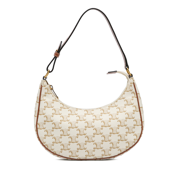 Pre-Loved Celine Triomphe Coated Canvas Ava Shoulder Bag - Picture 1 of 12